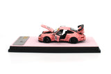 PGM Model 1/64 Porsche 964 Pink Pig Fully Open