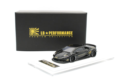 LB Performance 1/64 Lamborghini HURACAN LB610 Chrome Black