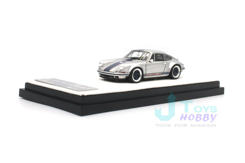 T&P 1/64 Singer Porsche 911 (964) Silver