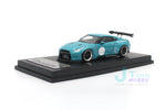 Ignition Model 1/64 PANDEM R35 GT-R Tarmac Exclusive Turquoise Blue 1401