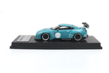 Ignition Model 1/64 PANDEM R35 GT-R Tarmac Exclusive Turquoise Blue 1401