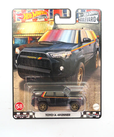 2022 Hot Wheels Premium Boulevard M Case 4Runner Black