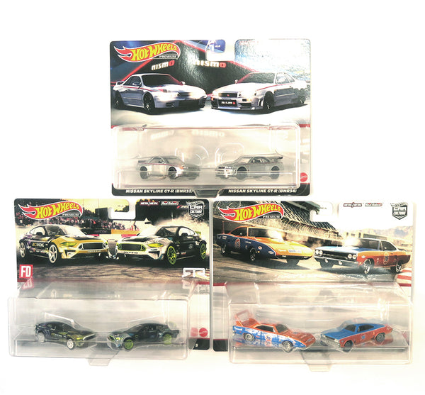 2022 Hot Wheels Car Culture 2 Pack Set JDM Meets Muscle Cars – J