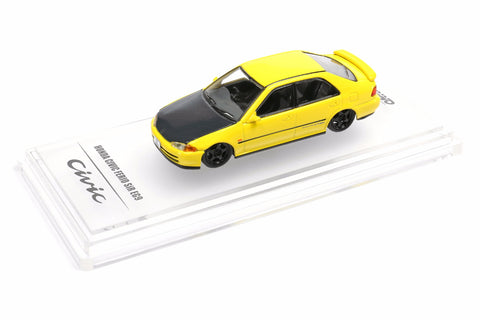 INNO64 1/64 Honda Civic Ferio EG9 Yellow Hong Kong Special Edition