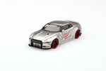 MINI GT #49 LB★WORKS Nissan GT-R (R35) Satin Silver