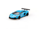 Mini GT 1/64 LB★WORKS Lamborghini Aventador Light Blue LHD