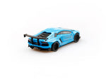 Mini GT 1/64 LB★WORKS Lamborghini Aventador Light Blue LHD