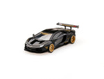 Mini GT #58 1/64 LB★WORKS Lamborghini Aventador Black LHD