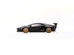 Mini GT #58 1/64 LB★WORKS Lamborghini Aventador Black LHD