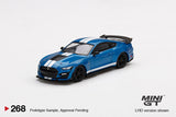 MINI GT Ford Mustang Shelby GT500 Ford Performance Blue MGT00268-L MGT00268-R
