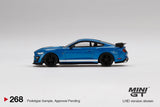 MINI GT Ford Mustang Shelby GT500 Ford Performance Blue MGT00268-L MGT00268-R