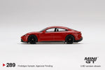 MINI GT 289 Porsche Taycan Turbo S Carmine Red