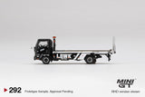 MINI GT Isuzu N-Series Vehicle Transporter LBWK Black 292-R
