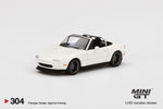 MINI GT Mazda Miata MX-5 (NA) Tuned Version Classic White MGT00304-L MGT00304-R