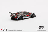 MINI GT 316 Chevrolet Corvette C8.R #4 2021 IMSA Sebring 12 Hrs