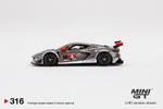 MINI GT 316 Chevrolet Corvette C8.R #4 2021 IMSA Sebring 12 Hrs