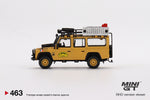 MINI GT #463 Land Rover Defender 110 1989 Camel Trophy Amazon Team France