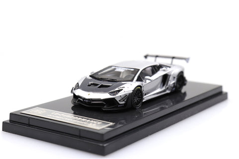 JEC 1/64 LB Works Lamborghini LP700 Aventador 2.0 Silver