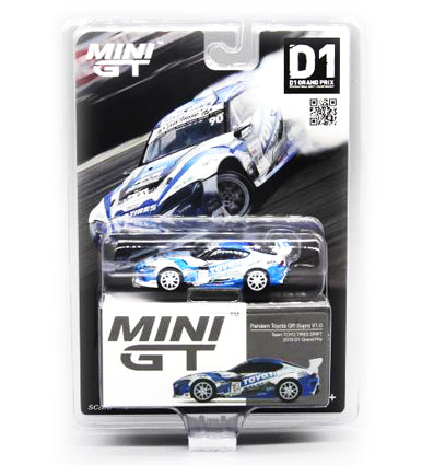 MINI GT #233 Pandem Toyota GR Supra V1.0 D1 JAPAN TOYO Blister Package