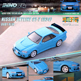 INNO64 1:64 Nissan Skyline GTT (R34) HK ToyCar Salon 2022 Event Edition Baby Blue