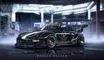 PGM 1/64 Porsche 993 John Player Special JPS Fully-Open