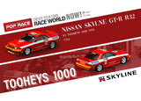 INNO64 x POPRACE 1/64 Nissan Skyline GT-R R32 TOOHEYS 1992