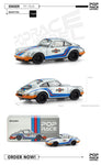 POPRACE 1:64 Porsche Singer 911 964 Martini