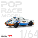 POPRACE 1:64 Porsche Singer 911 964 Martini