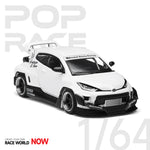 POPRACE 1:64 GR Yaris Pandem White