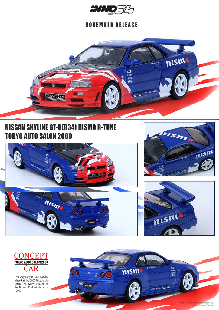 YM Model x Era Q 1/64 Nissan Skyline GT-R (R34) Z-Tune in YM Model x Era Q 1/64 Nissan Skyline GT-R (R34) Z-Tune in