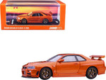 INNO64 NISSAN SKYLINE GT-R R34 R-TUNE ORANGE METALLIC