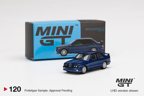 Mini GT #120 BMW M3 E30 ALPINA B6 3.5S Alpina Blue