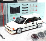 INNO64 HONDA CIVIC Si E-AT WHITE OSAKA JDM W/ EXTRA DECALS AND WHEELS