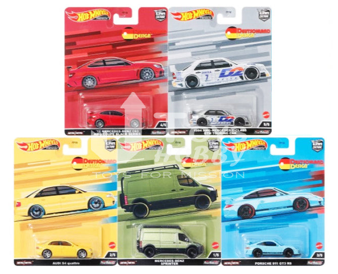 Hot Wheels Deutschland Design 5台セット 2022 Hot wheels Premium Car culture Deutschland Design Set