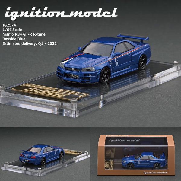 Ignition Model Nismo R34 GT-R Z-tune Bayside Blue