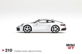 MINI GT #210 Porsche 911 (992) Carrera S GT Silver Metallic RHD