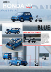 INNO64 HONDA CITY TURBO II Blue With White MOTOCOMPO