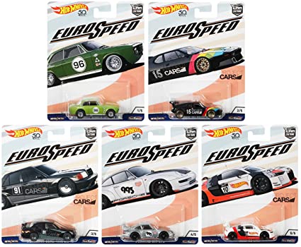 HOT WHEELS Premium Car Culture Euro Speed 2018 Set of 5