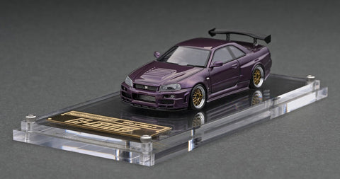 IGNITION MODEL 1G 1:43 Nismo R34 GT-R R-tune Purple IG2720