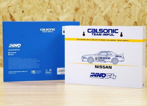 INNO64 1/64 Nissan Skyline GT-R R32 Calsonic Racing Team Box Set JTC 1990-1993
