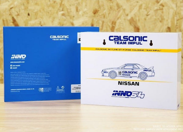 INNO64 1/64 Nissan Skyline GT-R R32 Calsonic Racing Team Box Set