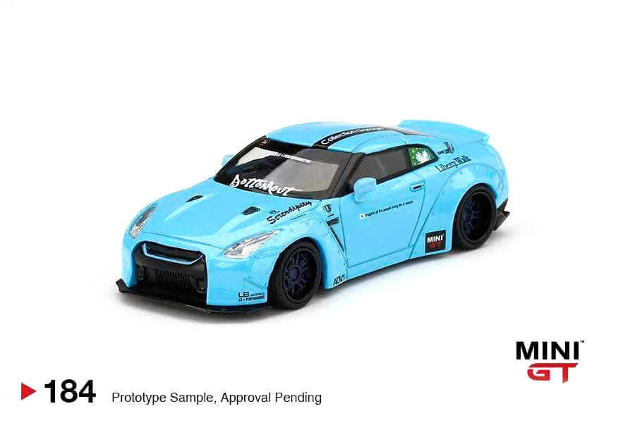 ミニカー MINI GT 184 LBWK Nissan GT-R Light Blue MINI GT 184 LBWK Nissan GT-R Light Blue - メルカリ