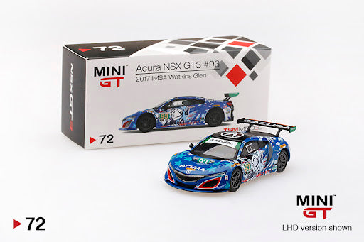 MINI GT Acura NSX GT3 限定モデル 47 LHD MINI GT #72 Acura NSX GT3 #93 “Statue of Liberty” 2017 IMSA