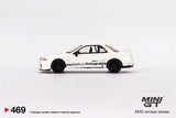 MINI GT #469 Top Secret Nissan Skyline GT-R VR32 White