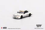 MINI GT #469 Top Secret Nissan Skyline GT-R VR32 White