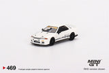 MINI GT #469 Top Secret Nissan Skyline GT-R VR32 White
