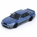 INNO64 1/64 NISSAN SILVIA S13 PANEM ROCKET BUNNY V1 Two-Tones Blue/Grey Metallic
