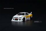 INNO64-R 1/64 RESIN NISSAN SKYLINE LBWK ER34 SUPER SILHOUETTE RETRO LIVERY