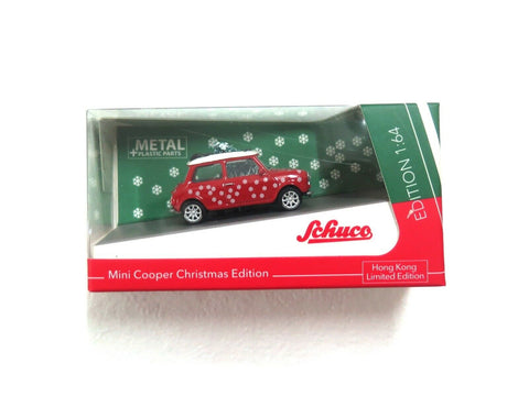 Schuco 1/64 Mini Cooper Christmas Edition