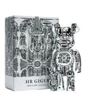 Medicom Beabrick x H.R. GIGER White Chrome w/ Box Figure JP BE@RBRICK 100% & 400%